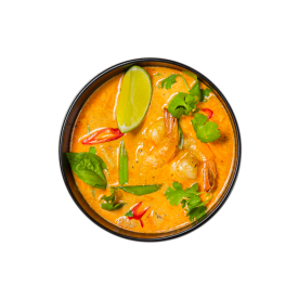 Tailandietiška krevečių ir vištienos sriuba